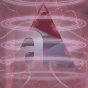 The iconic symbol of a triangle with a letter "a" in shades of purple surrounded by a lightning bolt and swirls